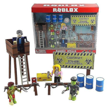 6-9 cm Roblox actionfigurer med rekvisita Tillbehör Barnpussel Pedagogiska leksaker Bygga figursammansättningsspel