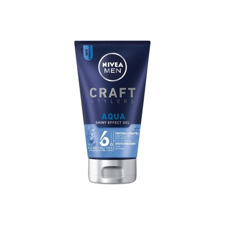 Nivea Craft Stylers Aqua Shiny Effect Gel Per La Cura Capelli Con