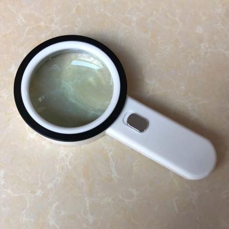 Forstørrelsesglasbelysning med forstørrelseslinser, læseforstørrelse