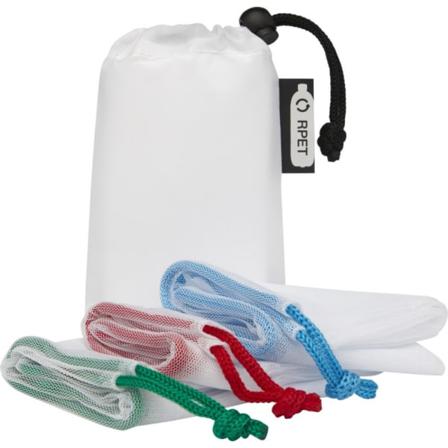 Bullet Mesh -påse (paket Med 3) One Size Vit