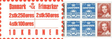 Danmark 1983 - Frimærkehæfte 10 kr. AFA 8 - Postfrisk
