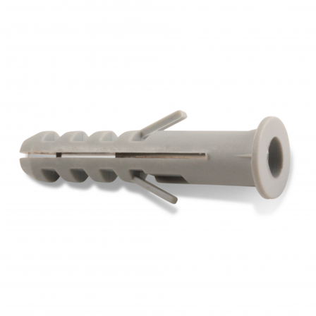 Heco 9601243 Nylonplugg med krage 5 x 25 mm, 10-pakning, Innfesting