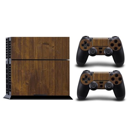 Unika träkorn 3D-spel Decal Skin Stickers för PlayStation 4 Konsol Present