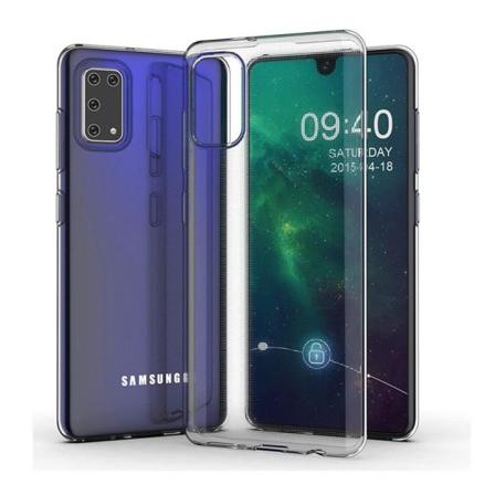 Samsung A41 Stötdämpande Mjukt Skal Simple Transparent