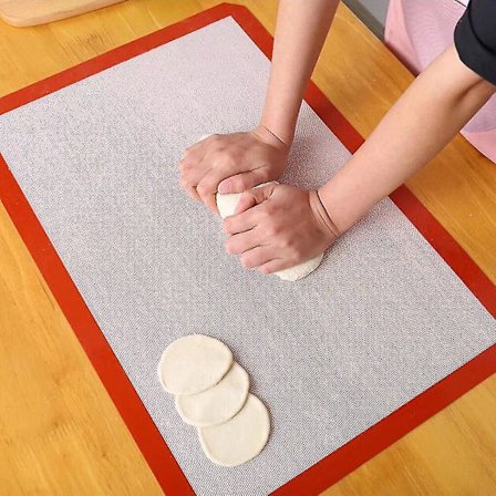 Perforert silikon bakematte - Ikke-klebende ovnfolie