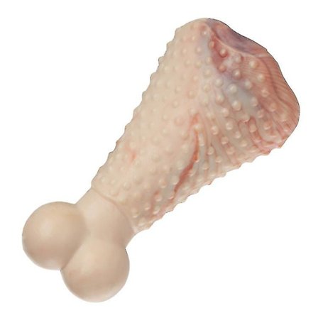 Hundelegetøj Hundetyggelegetøj Til Aggressive Tyggere Interaktivt Naturligt Gummilegetøj 1stk-blod