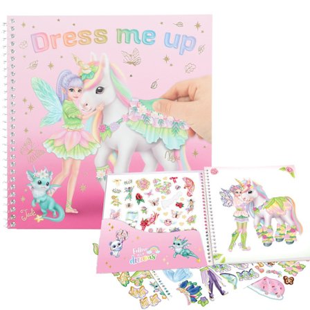 Ylvi Dress Me Up Stickersbok Unicorn