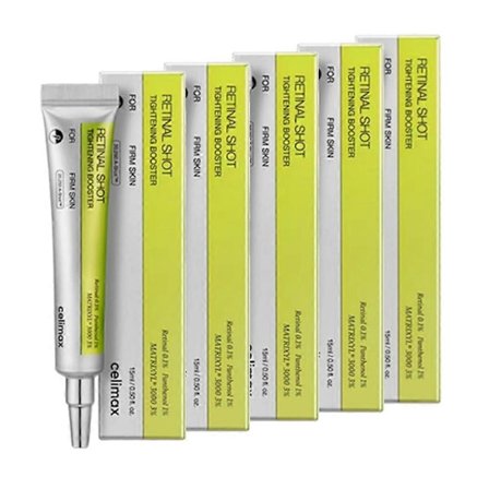 1-5X Celimax The Vita A Retinal Anti-Aging Shot Kiinteyttävä Boosteri Anti-Aging | Huokosten Pienentäjä, Rypyt & Juonteet, Kiinteämpi Iho, 