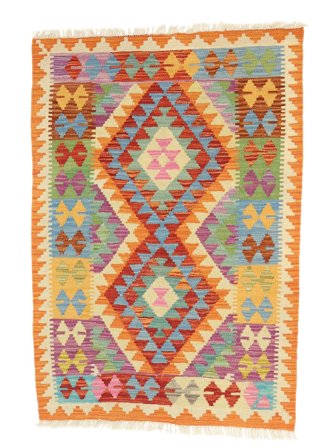 Tapete Kilim Afegão Old Style 80X116 (Lã, Afeganistão)