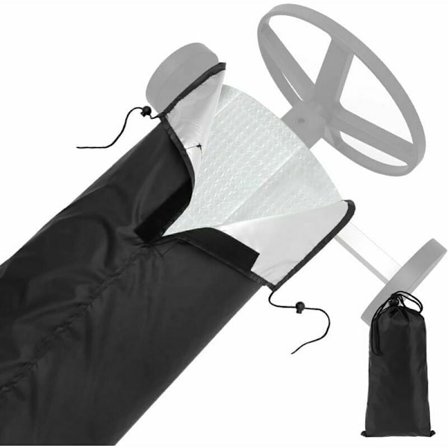 Rulltrekk, vanntett 210D stoff svømmebassengtrekk, utendørs innendørs svømmebassengbeskyttelsestrekk, trekk for soltrekk, anti-vind/regn/støv/UV 