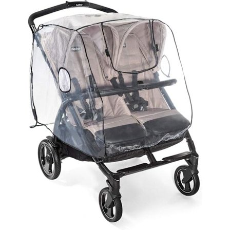 Regnslag til dobbelt barnevogn