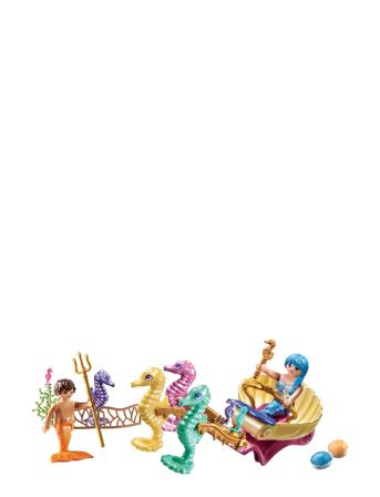 Playmobil Princess Magic Havfrue Med Søhestevogn - 71500 Toys Playmobil Toys Playmobil Princess Magic Multi/patterned PLAYMOBIL