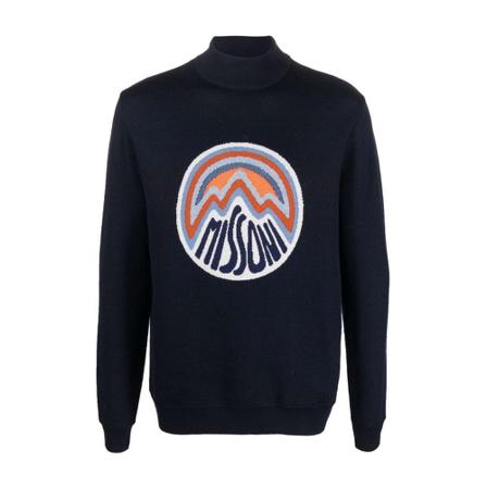 Missoni, Knitwear Niebieski, Mężczyzna, Rozmiar: M