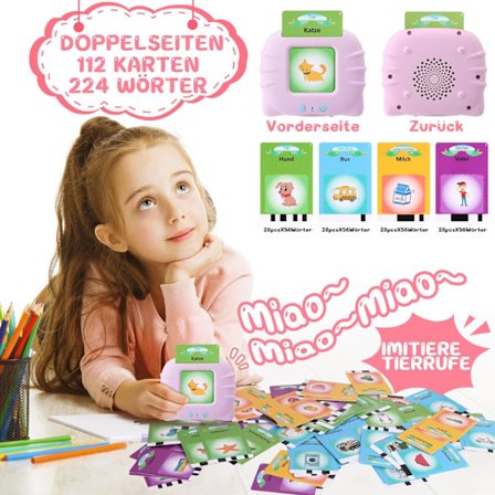 Læringsleker for 1-6 år gamle, Flash Cards for barn 112 ark