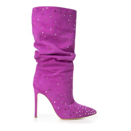 Paris Texas, Heeled Boots Fioletowy, Kobieta, Rozmiar: 40 EU