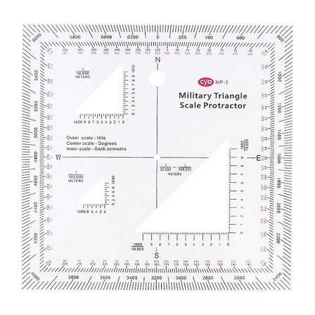 Militær Koordinatskala Kort 1:25000 1:50000 1:100000 1:250000 Skala For Mgrs (LGL)