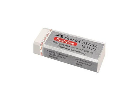 FABER-CASTELL Viskelær FABER CASTELL187120 hvit (20)