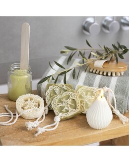 Bastelset Seifenherstellung Loofah