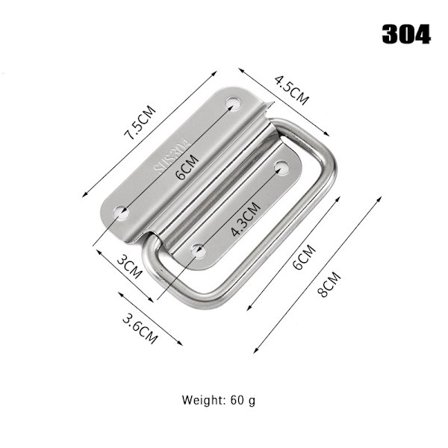 Kaappi Flight Case Kiinteät huonekalut Hardware Taitettava kahva