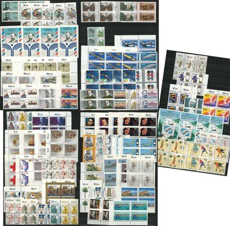 Vesttyskland - Samling af 4-blokke i 1 indstiksbog - Postfrisk