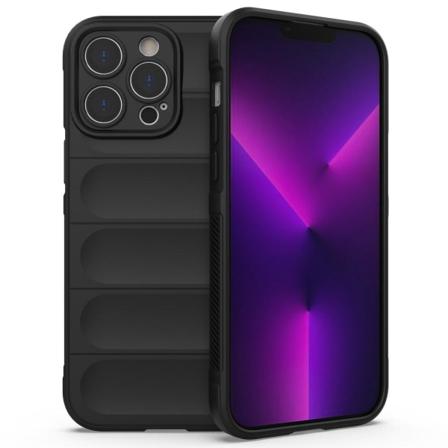 Mjukt Iphone 14 Pro Skal - Svart Black