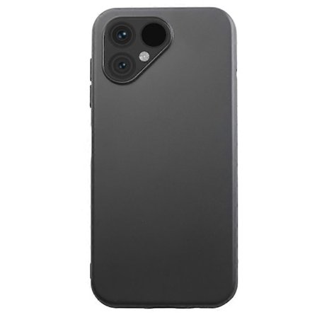 Svart Skal med Matt Finish för Fairphone 5 - Skyddande TPU Mobilskal