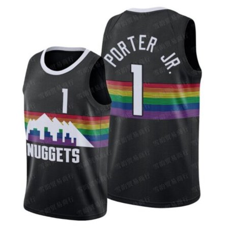 Herr Dam Baskettröja JOKIC 15# MURRAY 27# PORTER JR. 1# vuxen Mode Top tee Sport T-shirts