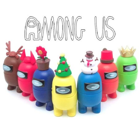 7 Pack Among Us Figurer (8-10CM)