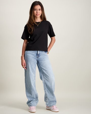 LMTD NLFBETT DNM NW R WIDE PANT Blau Jeans Mädchen - Kids Brand Store
