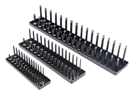 PELA 510254 Pipeholder 1/4"/3/8"/1/2", Garasjeinnredning & oppbevaring