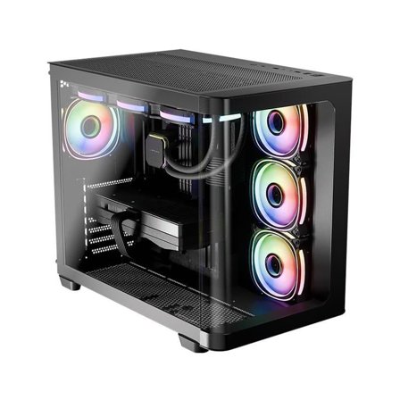 LC POWER Computer Case Midi Tower Black