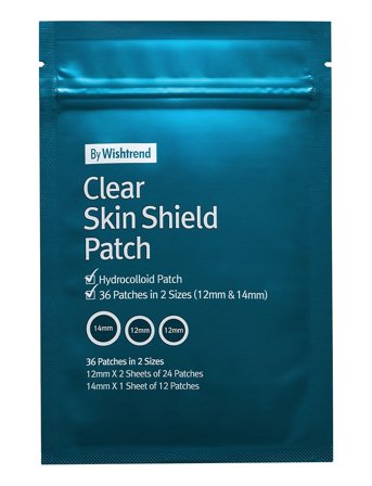 By Wishtrend Clear Skin Shield Patch - White - 36 st