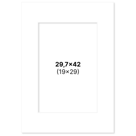 Pen Store Passepartout Hvit 29,7x42 A3