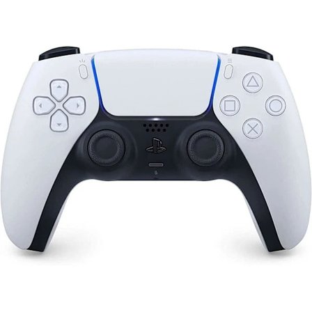 PS Trådløs Dual Rumble-kontroller, 1-pakning, kompatibel med PlayStation 4/5, hvit, kun kompatibel med PlayStation 4 (PS4)-spill.
