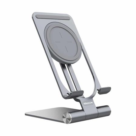 Nillkin Powerhold Mini Trådlös Laddningsstativ Snabbtrådlös Grå