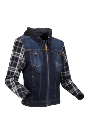 Chaqueta de moto Segura Sunny Azul M