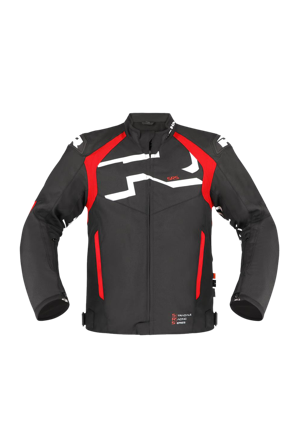 Richa Stradale Tex WP MC Jacket Black/White/Red XL