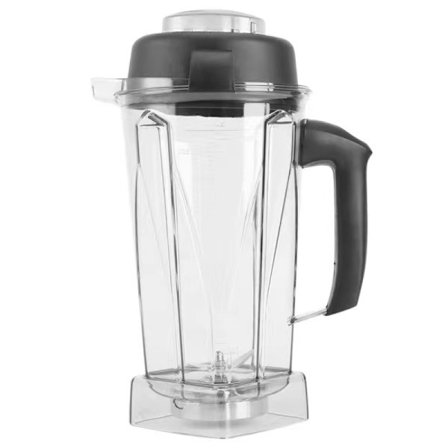 Udskiftningskande til Vitamix 5200, Forebyg Lækage Rustfri 1,9L Kande med Kontrolleret Vortex Design, Støjsvag Kande Driver Base