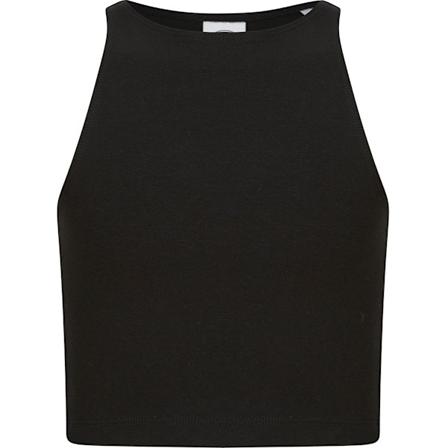 SF Minni Girls Crop Top 11-12 år Svart Black 11-12 Years