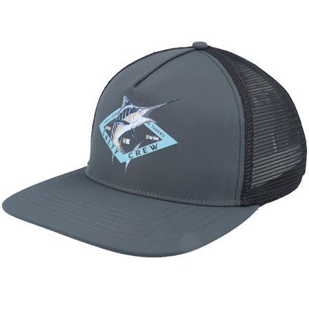 Salty Crew - Grijs snapback Cap - Diamond Marlin Charcoal/Black Trucker Snapback @ Hatstore