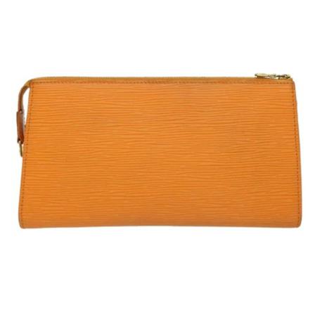 Louis Vuitton Vintage, Pre-owned Leather pouches Oranje, Dames, Maat:ONE Size,leer