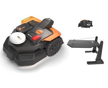 WORX-WR305E Landroid Vision Cloud 500m² + Garage till Worx Landroid Vision Cloud + Kanttrimningskit till Worx Vision Cloud-Smart robotgressklipper med