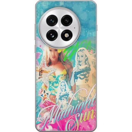 Yhteensopiva Puhelinkuori OnePlus 13 Seikkailumaailma Steve, Creeper ja eläimillä värikkäässä palikkagrafiikassa