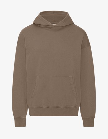 Organic Oversized Hood - Warm Taupe - M