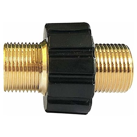 Slange Hurtigkobling, Dobbelt Han M22 x 1,5 Højtryksrenser Adapter Kompatibel med Karcher, Karcher HD & HDs Højtryksrenserslange (14mm Diameter)