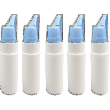 5 st nässprayflaskor tomma plast nässprayflaskor återanvändbar behållare fin dimspruta (60 ml)