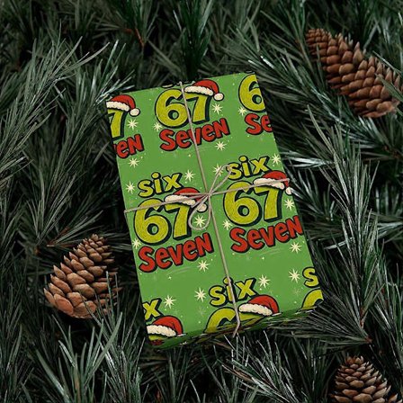 67-Meme Julegavepapir Multifunksjonell Premium Kvalitet for Julebord