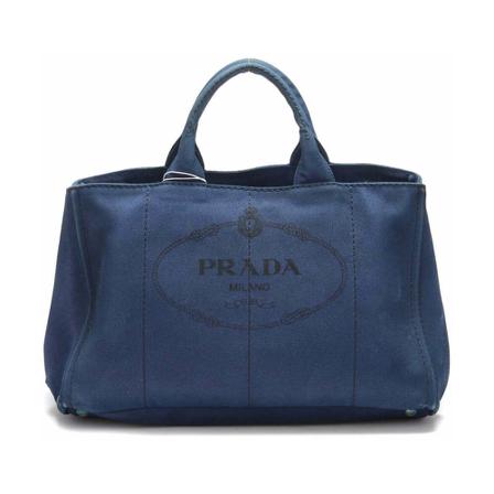 Prada Vintage Pre-owned HandTas , Blauw , Dames , Maat: ONE Size Vintage Tassen