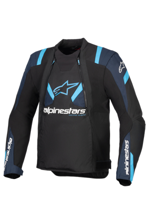 Motorradjacke Alpinestars T-Stunt Air Schwarz/Dunkelblau XL