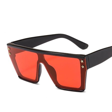 Solglasögon Mode Solglasögon Helgjuten Design Trendiga Fyrkantiga Par Solglasögon